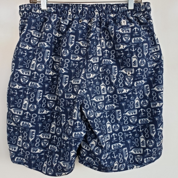 Lands' End Men's Swim Trunks ~ Nautical Theme - Picture 5 of 5